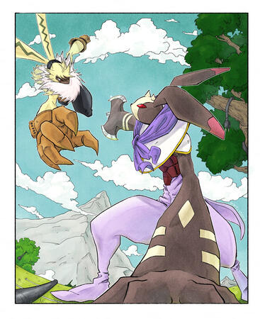SymbareAngoramon vs Andiramon SymbareAngoramon vs Andiramon
